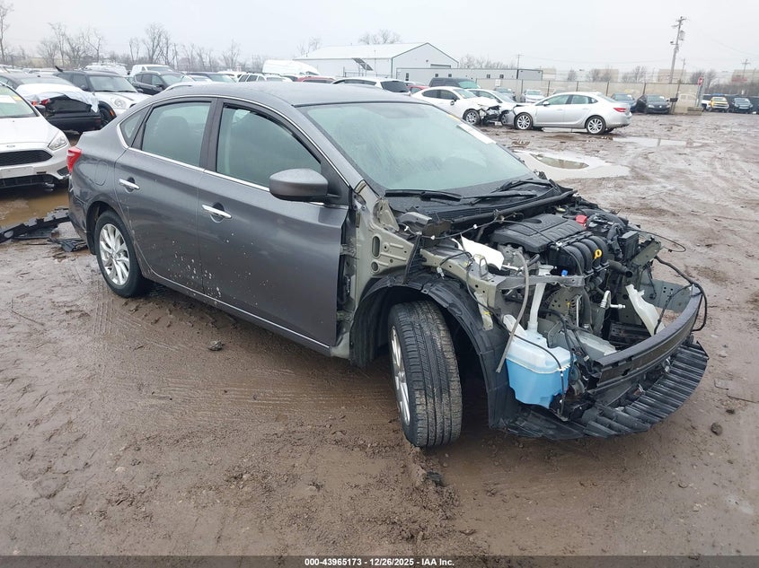 3N1AB7AP6KY323158 2019 Nissan Sentra S auction photo 1
