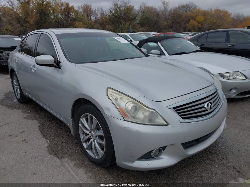 2013 Infiniti G37X VIN: JN1CV6AR5DM357304 Lot: 43965177