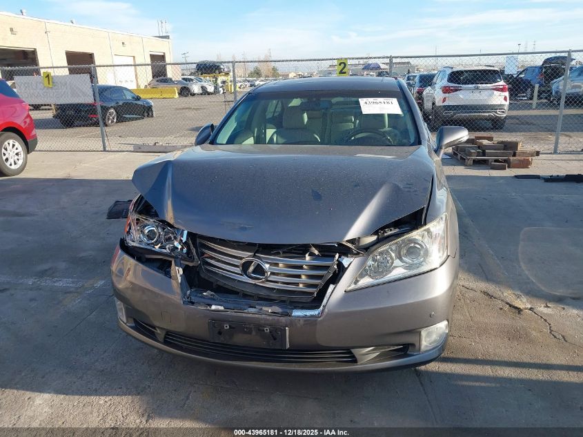 2012 Lexus Es 350 VIN: JTHBK1EG7C2497604 Lot: 43965181