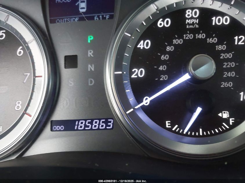 2012 Lexus Es 350 VIN: JTHBK1EG7C2497604 Lot: 43965181