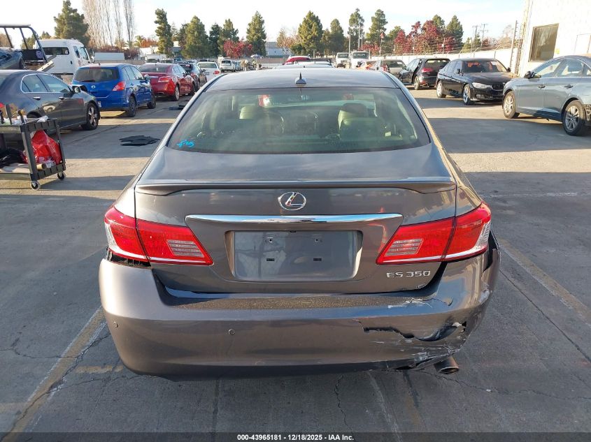 2012 Lexus Es 350 VIN: JTHBK1EG7C2497604 Lot: 43965181