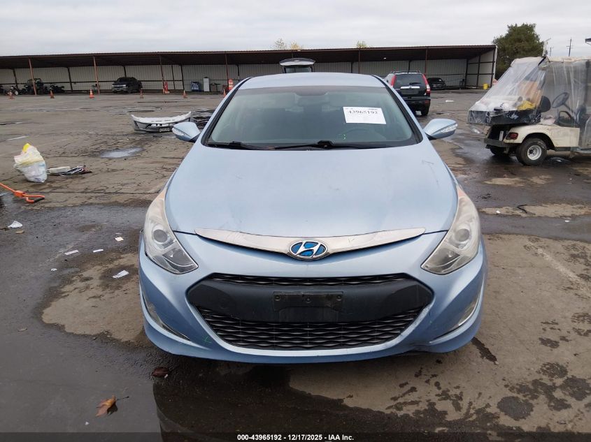 2013 Hyundai Sonata Hybrid VIN: KMHEC4A45DA075522 Lot: 43965192