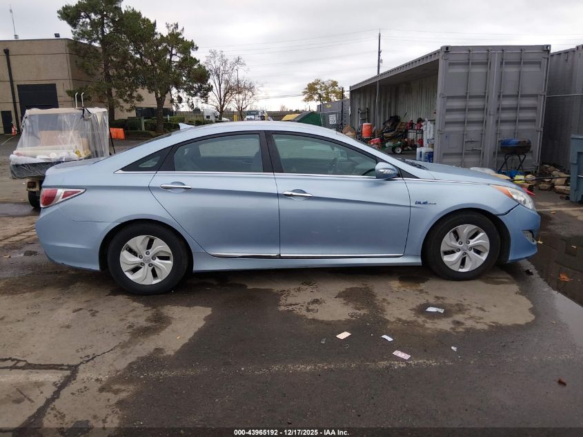 2013 Hyundai Sonata Hybrid VIN: KMHEC4A45DA075522 Lot: 43965192