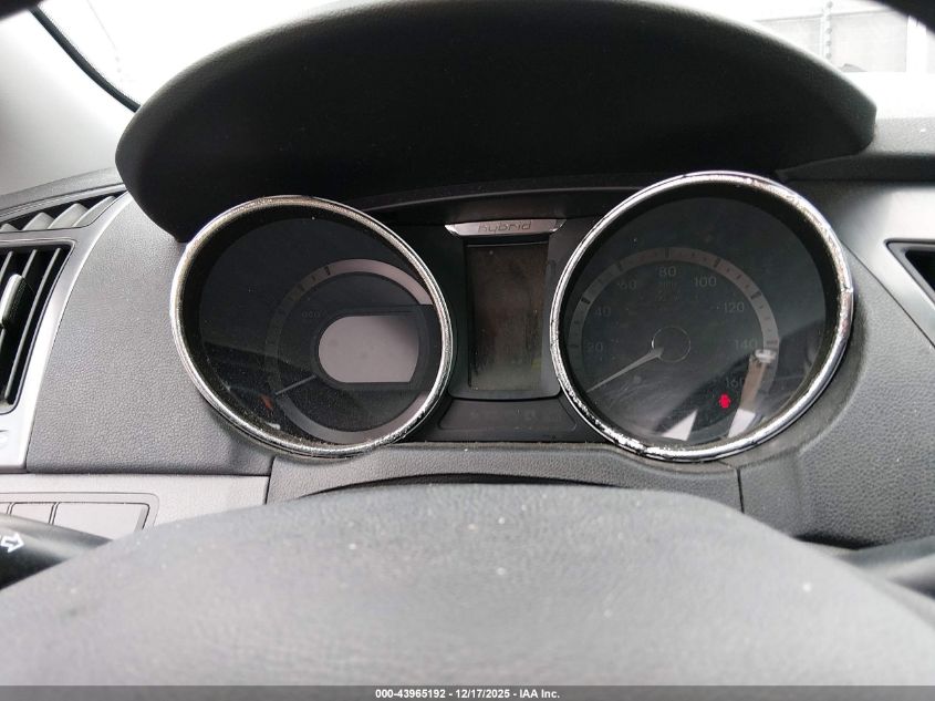 2013 Hyundai Sonata Hybrid VIN: KMHEC4A45DA075522 Lot: 43965192