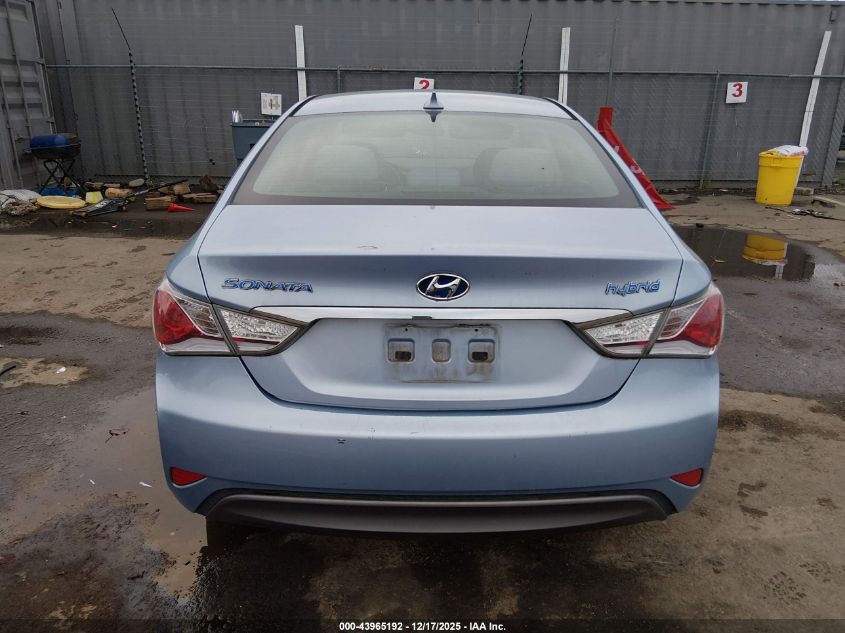 2013 Hyundai Sonata Hybrid VIN: KMHEC4A45DA075522 Lot: 43965192