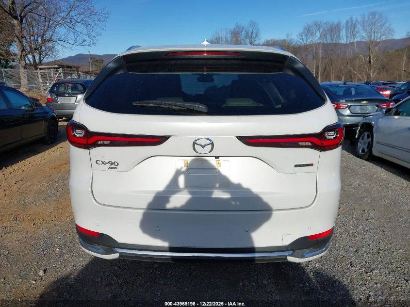2025 Mazda Cx-90 3.3 Turbo S Premium Plus Package VIN: JM3KKEHC4S1190274 Lot: 43965198