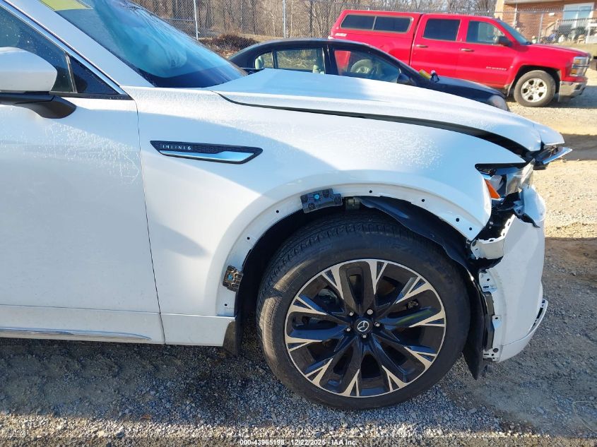 2025 Mazda Cx-90 3.3 Turbo S Premium Plus Package VIN: JM3KKEHC4S1190274 Lot: 43965198