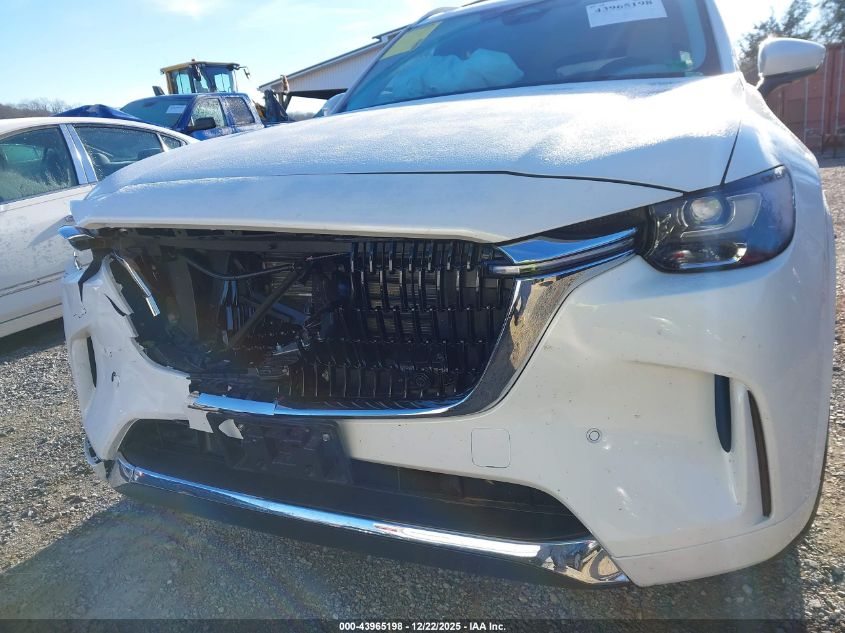 2025 Mazda Cx-90 3.3 Turbo S Premium Plus Package VIN: JM3KKEHC4S1190274 Lot: 43965198