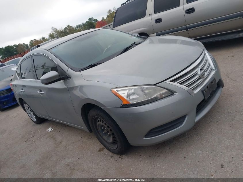 2014 Nissan Sentra S VIN: 3N1AB7AP2EY253789 Lot: 43965202