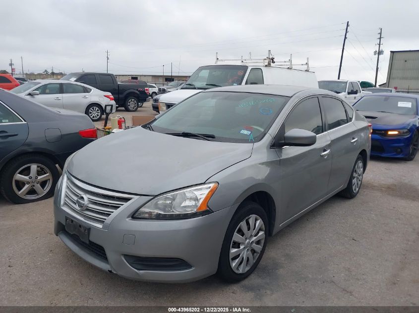 2014 Nissan Sentra S VIN: 3N1AB7AP2EY253789 Lot: 43965202
