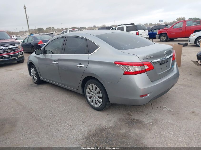 2014 Nissan Sentra S VIN: 3N1AB7AP2EY253789 Lot: 43965202