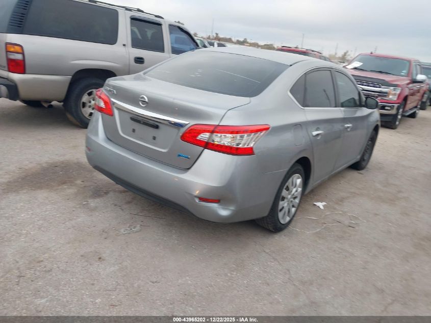 2014 Nissan Sentra S VIN: 3N1AB7AP2EY253789 Lot: 43965202