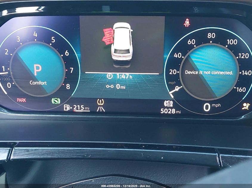 2025 Volkswagen Atlas 2.0T Se W/Technology VIN: 1V2KR2CA5SC523674 Lot: 43965206