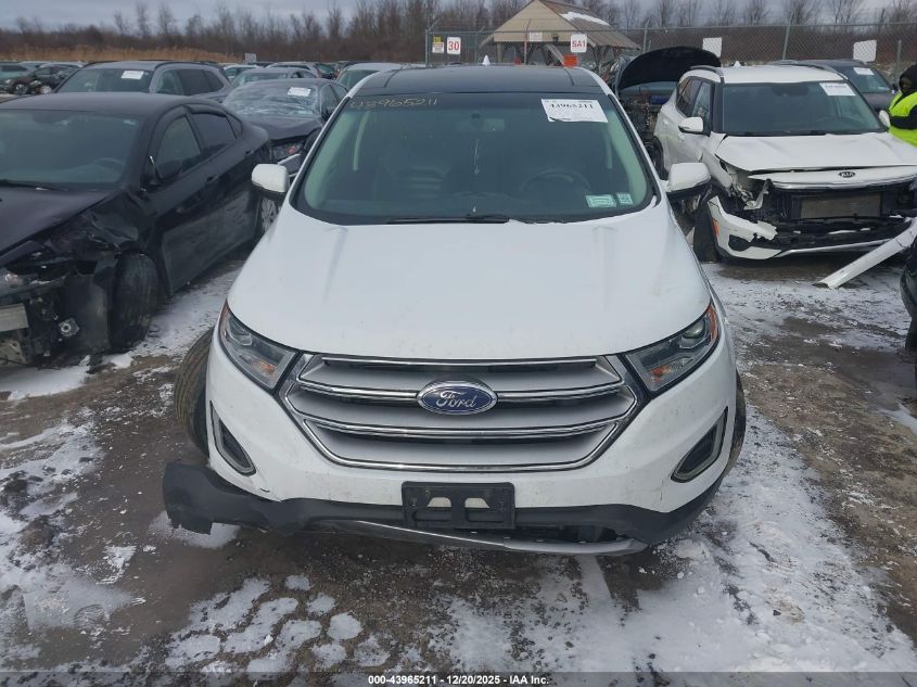 2015 Ford Edge Sel VIN: 2FMTK4J96FBB59863 Lot: 43965211