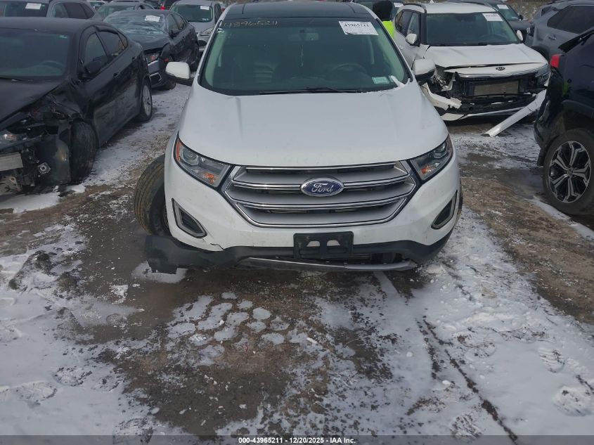 2015 Ford Edge Sel VIN: 2FMTK4J96FBB59863 Lot: 43965211