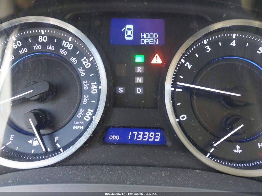 2012 Lexus Is 250 VIN: JTHBF5C21C5174117 Lot: 43965217