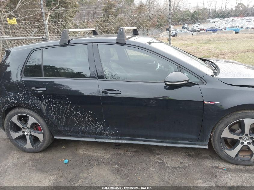 2016 Volkswagen Golf Gti Autobahn W/Performance Package 4-Door VIN: 3VW447AU7GM055596 Lot: 43965220