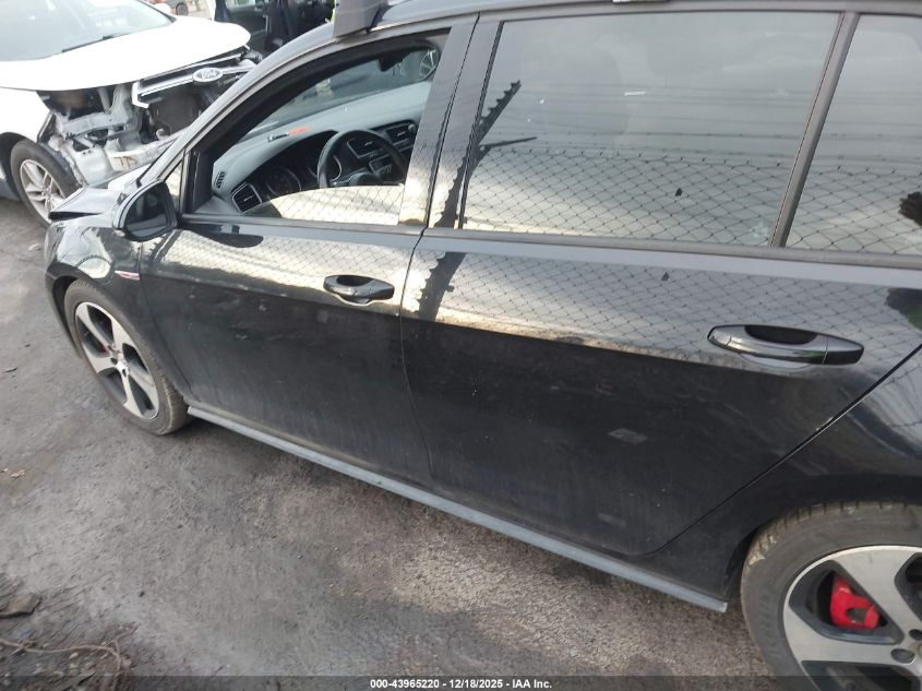 2016 Volkswagen Golf Gti Autobahn W/Performance Package 4-Door VIN: 3VW447AU7GM055596 Lot: 43965220