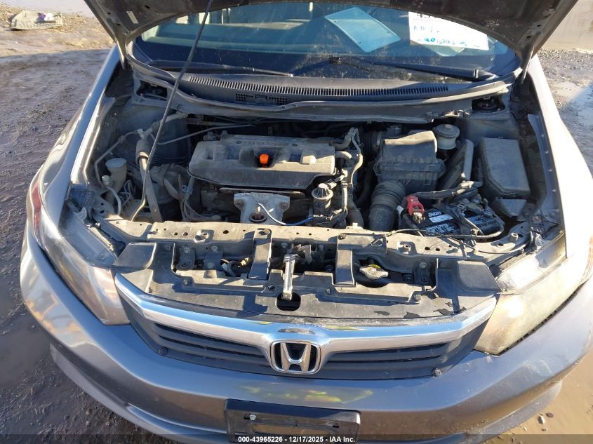 2012 Honda Civic Lx VIN: 19XFB2F5XCE094161 Lot: 43965226