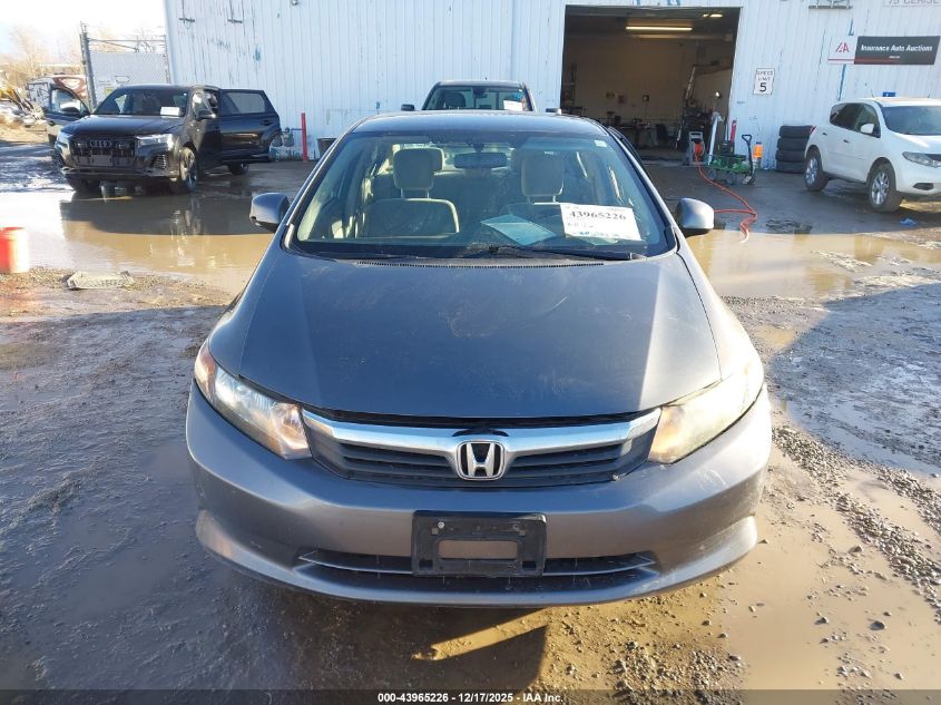 2012 Honda Civic Lx VIN: 19XFB2F5XCE094161 Lot: 43965226