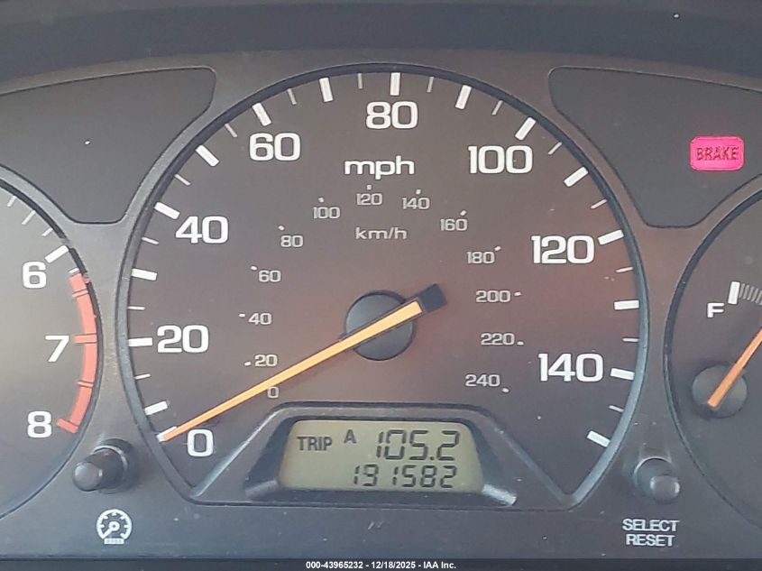 2002 Honda Accord 2.3 Vp VIN: 1HGCF86692A102868 Lot: 43965232