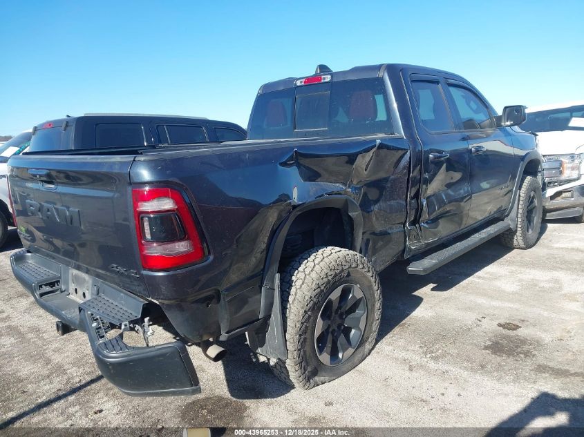 2019 Ram 1500 Rebel 4X4 6'4 Box VIN: 1C6RRFEG2KN841613 Lot: 43965253