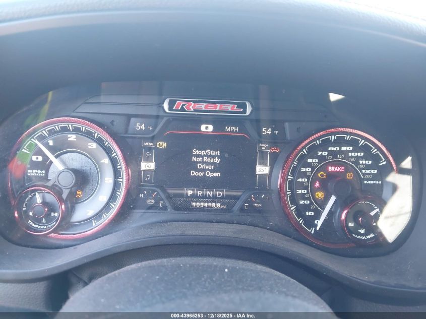 2019 Ram 1500 Rebel 4X4 6'4 Box VIN: 1C6RRFEG2KN841613 Lot: 43965253