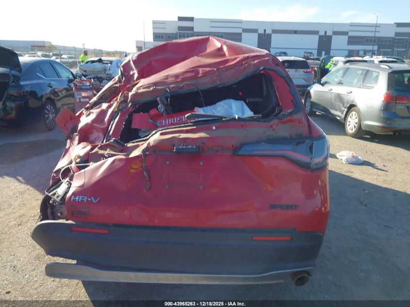 2024 Honda Hr-V 2Wd Sport W/O Bsi/Sport VIN: 3CZRZ1H51RM700472 Lot: 43965263