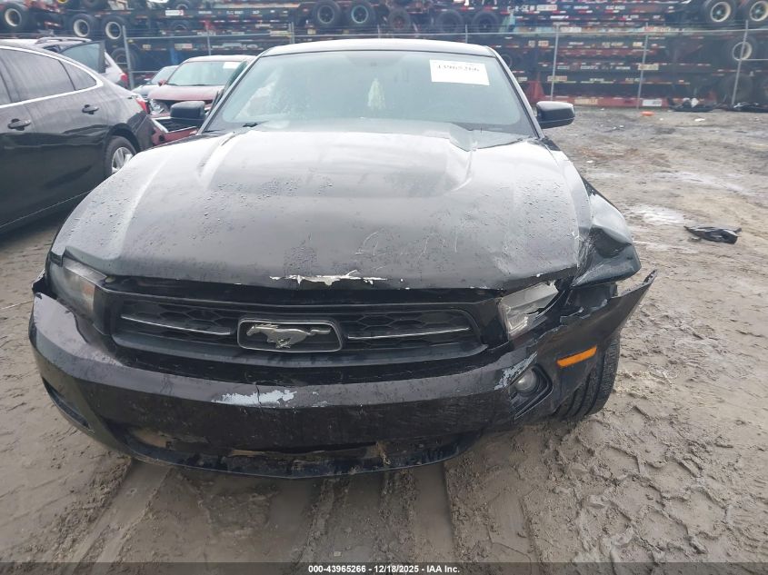 2012 Ford Mustang V6 Premium VIN: 1ZVBP8AM5C5266073 Lot: 43965266