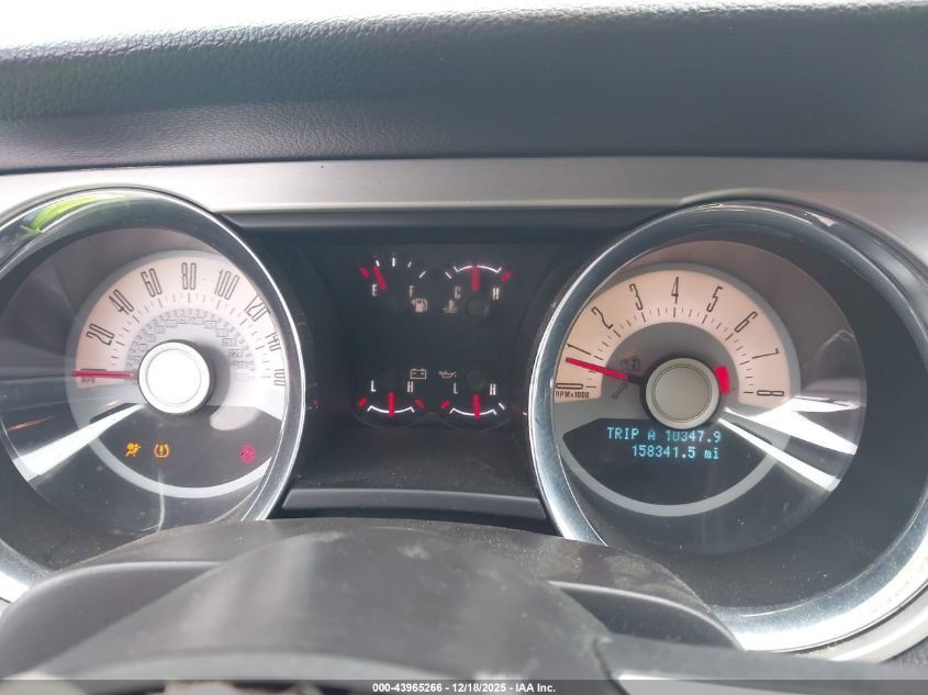 2012 Ford Mustang V6 Premium VIN: 1ZVBP8AM5C5266073 Lot: 43965266