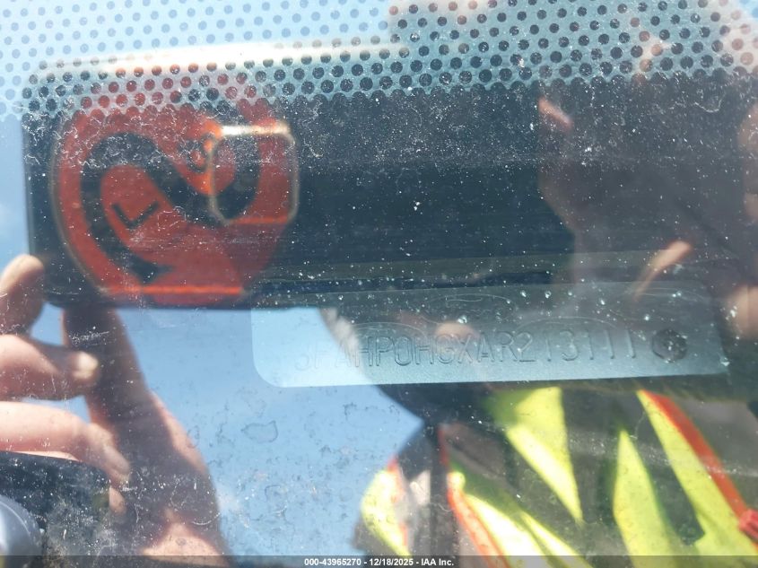 2010 Ford Fusion Se VIN: 3FAHP0HGXAR213111 Lot: 43965270