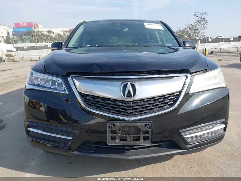 2016 Acura Mdx Technology Acurawatch Plus Packages/Technology Package VIN: 5FRYD4H41GB007393 Lot: 43965275