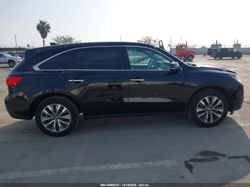 2016 Acura Mdx Technology Acurawatch Plus Packages/Technology Package VIN: 5FRYD4H41GB007393 Lot: 43965275