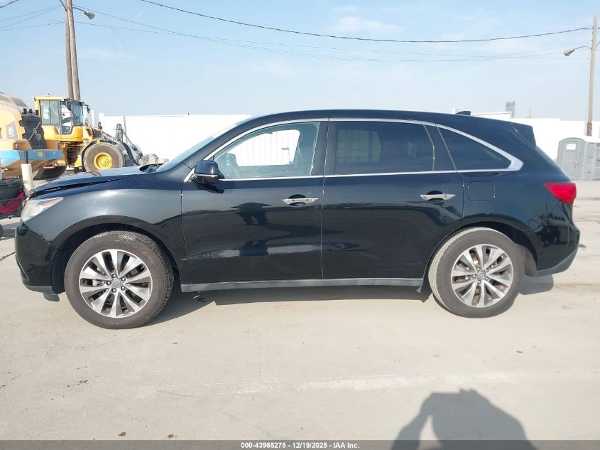 2016 Acura Mdx Technology Acurawatch Plus Packages/Technology Package VIN: 5FRYD4H41GB007393 Lot: 43965275