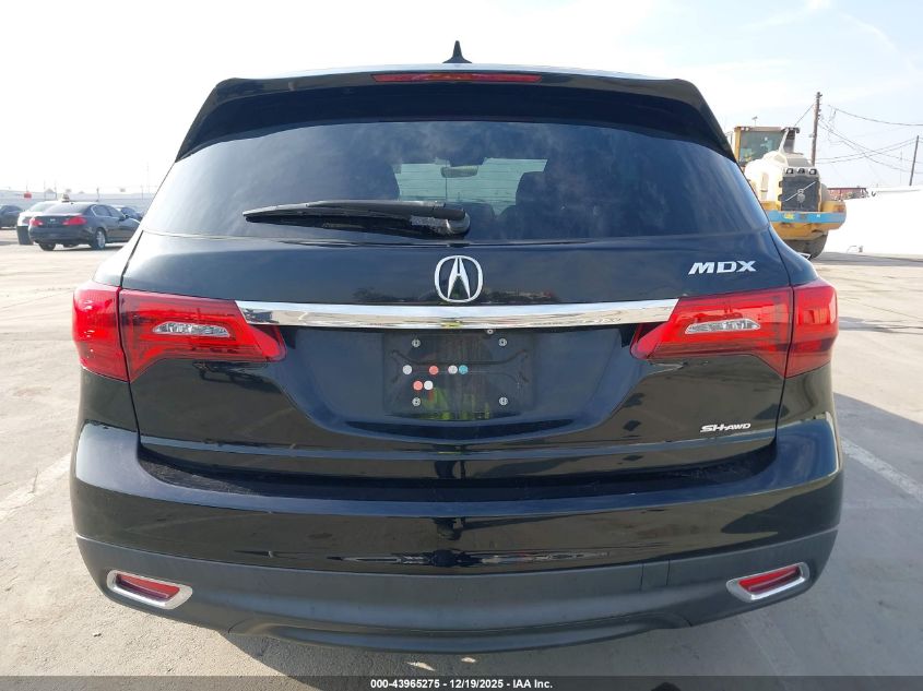 2016 Acura Mdx Technology Acurawatch Plus Packages/Technology Package VIN: 5FRYD4H41GB007393 Lot: 43965275