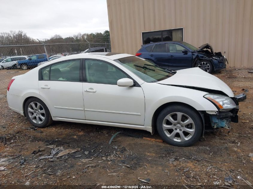 2008 Nissan Maxima 3.5 Sl VIN: 1N4BA41E08C826712 Lot: 43965290