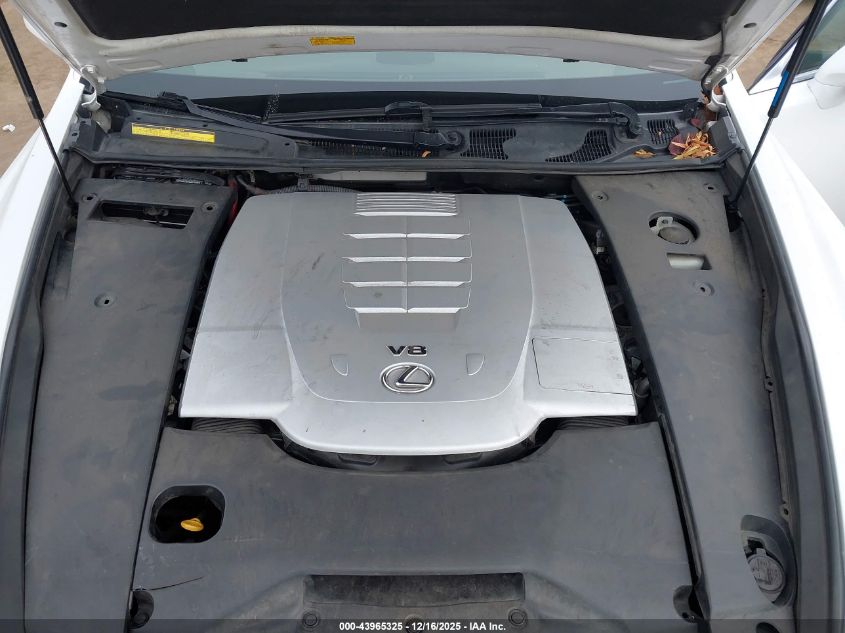 2007 Lexus Ls 460 VIN: JTHBL46F675024950 Lot: 43965325