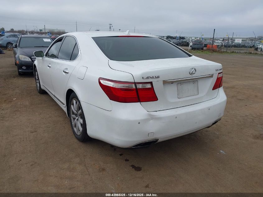 2007 Lexus Ls 460 VIN: JTHBL46F675024950 Lot: 43965325