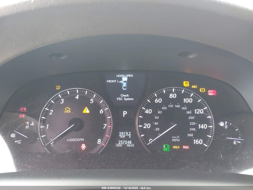 2007 Lexus Ls 460 VIN: JTHBL46F675024950 Lot: 43965325