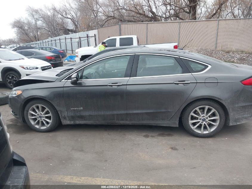 2017 Ford Fusion Hybrid Se VIN: 3FA6P0LU2HR142498 Lot: 43965327