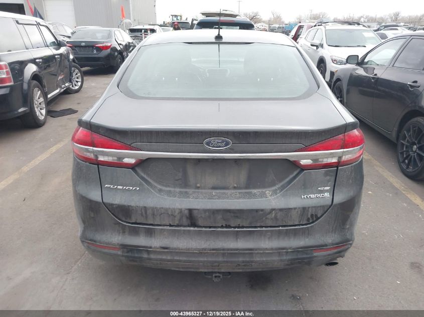 2017 Ford Fusion Hybrid Se VIN: 3FA6P0LU2HR142498 Lot: 43965327