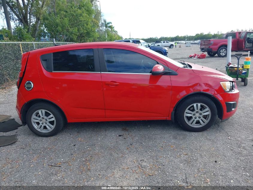 2013 Chevrolet Sonic Lt Auto VIN: 1G1JC6SG8D4230711 Lot: 43965343