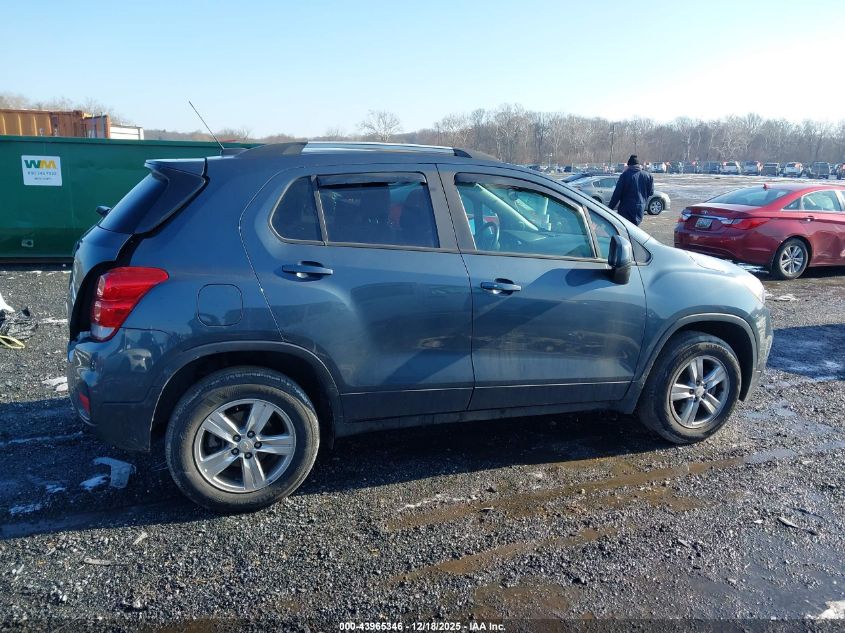 2022 Chevrolet Trax Awd Lt VIN: KL7CJPSM7NB561517 Lot: 43965346