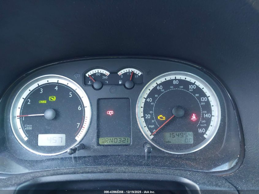 2005 Volkswagen Jetta Gls 2.0L VIN: 3VWSK69M85M017190 Lot: 43965356