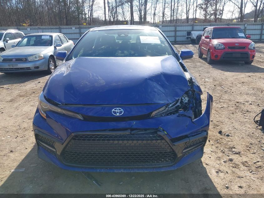 2021 Toyota Corolla Se VIN: JTDS4MCE4MJ077739 Lot: 43965369