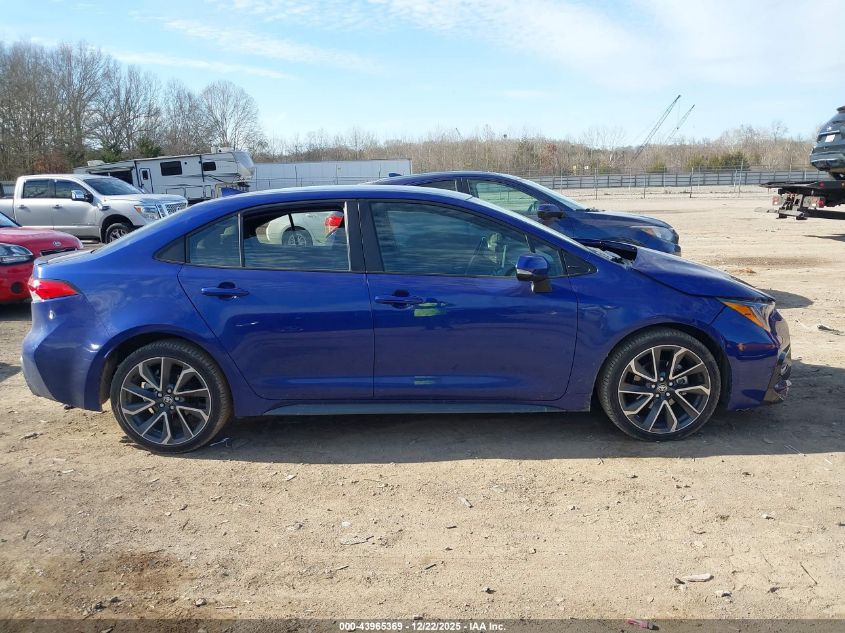 2021 Toyota Corolla Se VIN: JTDS4MCE4MJ077739 Lot: 43965369