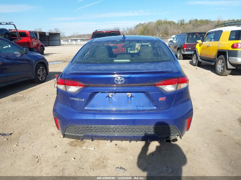 2021 Toyota Corolla Se VIN: JTDS4MCE4MJ077739 Lot: 43965369