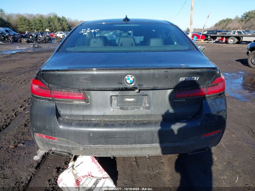 2022 BMW 530 I VIN: WBA53BH06NWX59167 Lot: 43965377