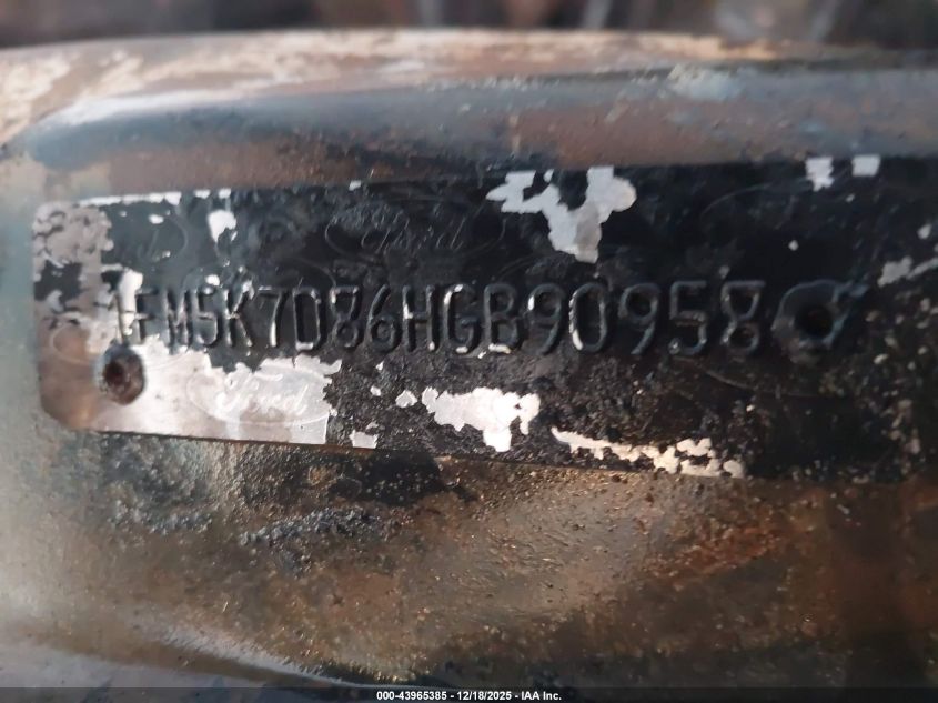 2017 Ford Explorer Xlt VIN: 1FM5K7D88HGB27778 Lot: 43965385