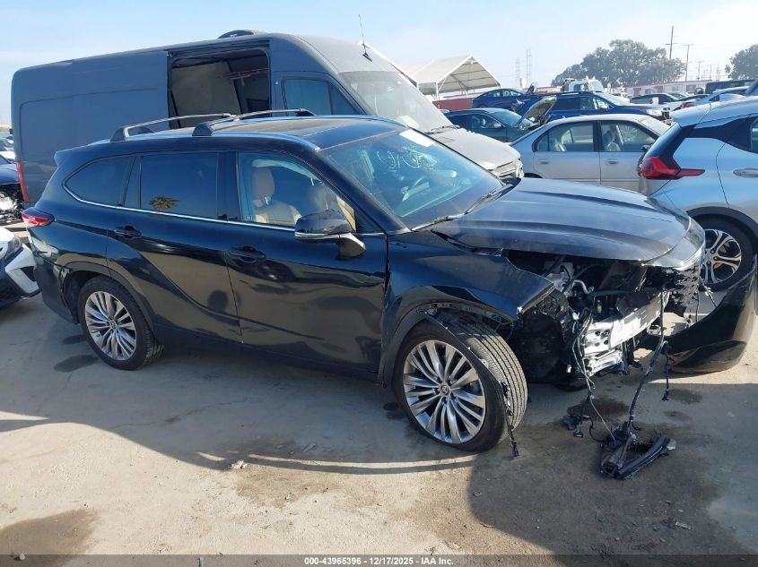 2023 Toyota Highlander Hybrid Platinum VIN: 5TDFARAH4PS017410 Lot: 43965396
